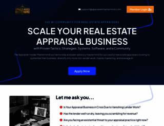 appraisermastermind.com screenshot