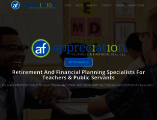 appreciationfinancial.com screenshot