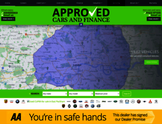 approvedcarsandfinance.co.uk screenshot