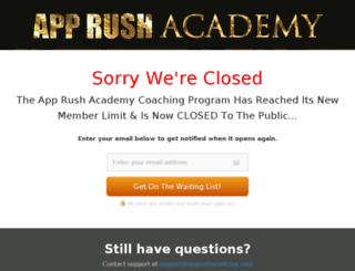 apprushacademy.com screenshot