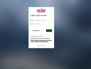 apps.exxat.com screenshot