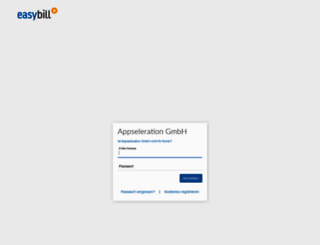 appseleration.easybill.de screenshot