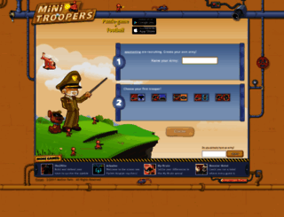 appstesting.minitroopers.com screenshot