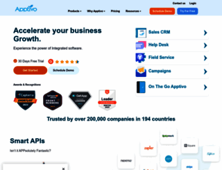 apptivo.com screenshot