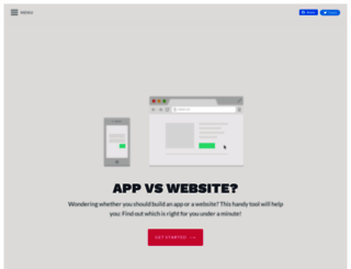 appvswebsite.com screenshot