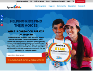apraxia-kids.org screenshot