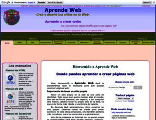 aprende-web.net screenshot