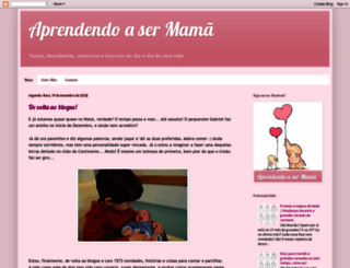 aprendendosermama.blogspot.pt screenshot