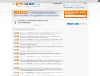 apreslachat.com screenshot