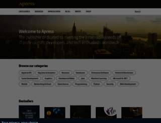 apress.com screenshot