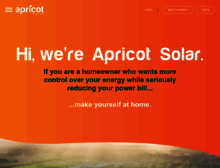 apricotsolar.com screenshot