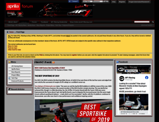 apriliaforum.com screenshot