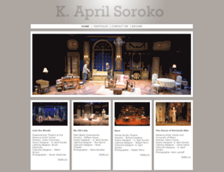 aprilsoroko.com screenshot
