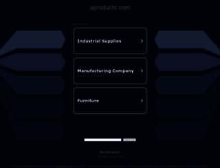 aproducts.com screenshot