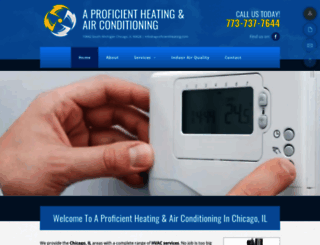aproficientheating.com screenshot