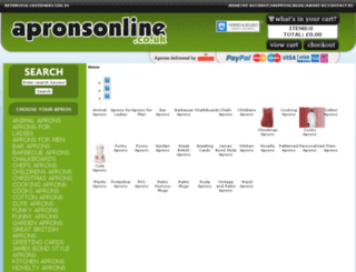 apronsonline.co.uk screenshot