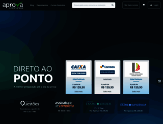 aprovaconcursos.com.br screenshot
