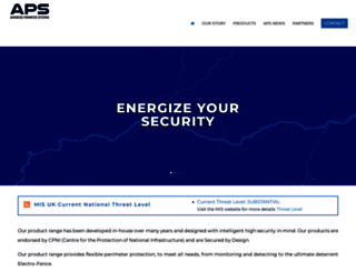aps-perimeter-security.com screenshot