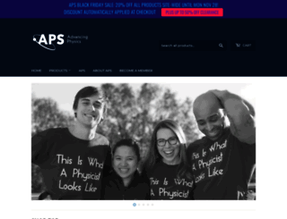 aps-physics.myshopify.com screenshot