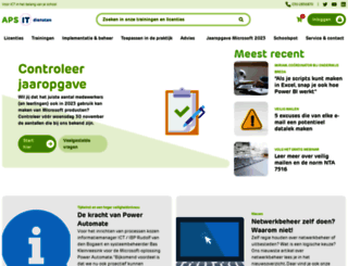 apsitdiensten.nl screenshot
