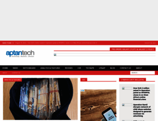 aptantech.com screenshot