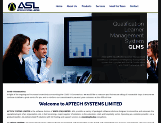 aptechsystem.co.uk screenshot