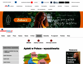 apteki.studentnews.pl screenshot