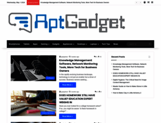 aptgadget.com screenshot