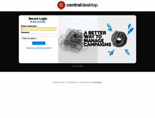 aptitude.centraldesktop.com screenshot