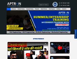 aptronindia.com screenshot
