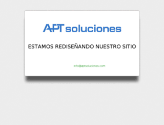 aptsoluciones.com screenshot