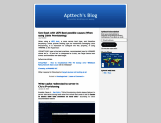 apttech.wordpress.com screenshot