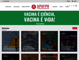 apufpr.org.br screenshot