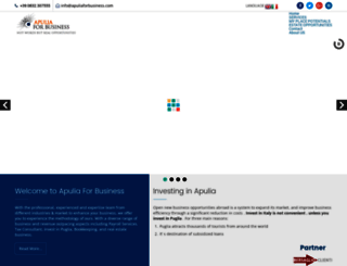 apuliaforbusiness.com screenshot