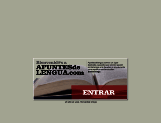 apuntesdelengua.com screenshot