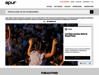 apur.org screenshot