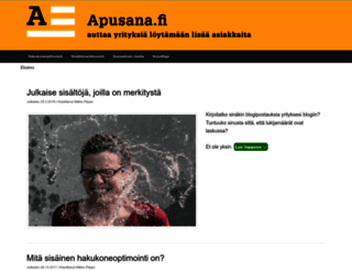 apusana.fi screenshot