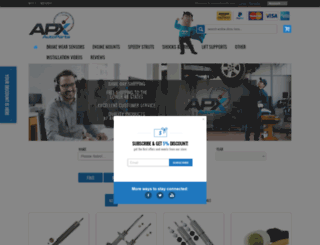 apxautoparts.com screenshot