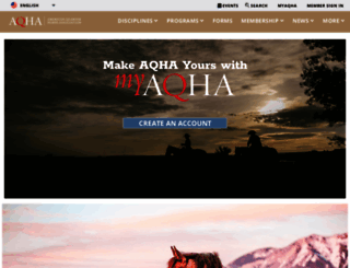aqha.com screenshot