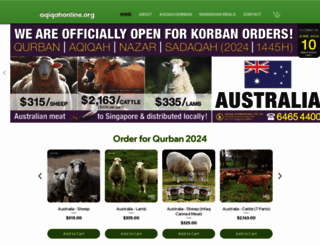 aqiqahonline.org screenshot