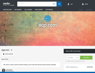 aqp.com screenshot