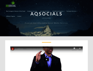 aqsocials.com screenshot