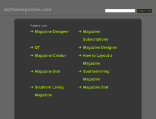 aqthemagazine.com screenshot