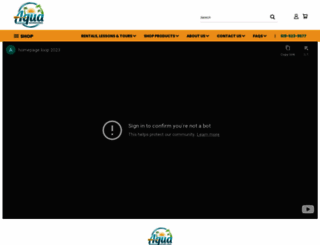 aqua-adventures.com screenshot