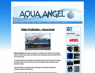 aqua-angel.co.za screenshot
