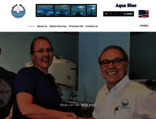 aqua-blue.com screenshot