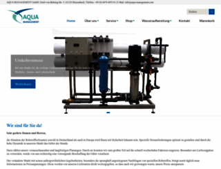 aqua-management.com screenshot