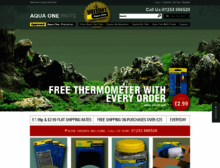 aqua-one-parts.co.uk screenshot