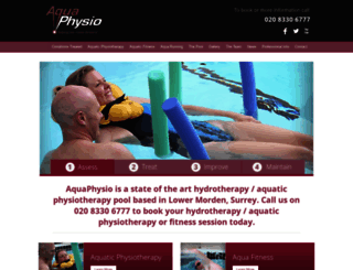 aqua-physio.co.uk screenshot