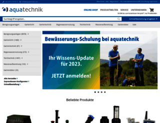 aqua-technik-shop.de screenshot
